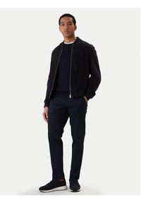 BOSS Kurtka skórzana H-Muller 50543213 Granatowy Regular Fit. Kolor: niebieski. Materiał: skóra #6