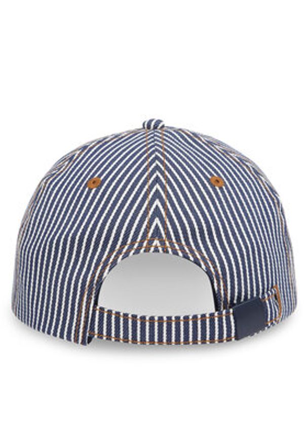 Tommy Jeans Czapka z daszkiem Tjm Heritage Stripe Cap AM0AM13358 Granatowy. Kolor: niebieski. Materiał: materiał, poliester