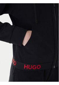 Hugo Bluza Sporty Logo 50520504 Czarny Relaxed Fit. Kolor: czarny. Materiał: bawełna, syntetyk. Styl: sportowy #4
