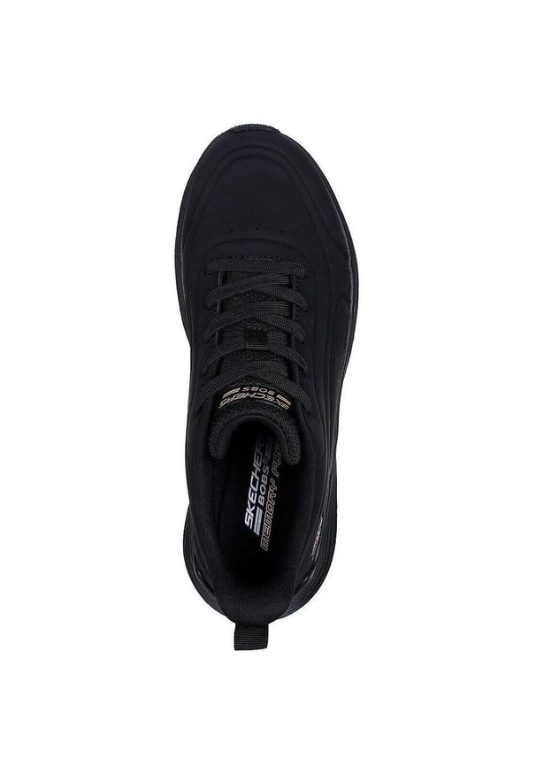 skechers - Adidasy Skechers Bobs Squad Waves-jus, Kobiety. Kolor: czarny. Materiał: materiał