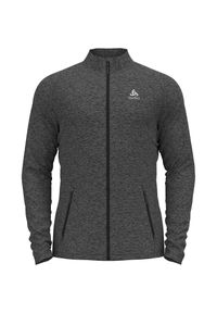 Bluza polarowa męska Odlo Mid TENCIA zapinana na zamek. Kolor: szary. Materiał: polar