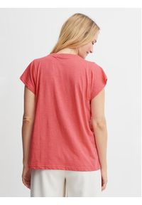 Fransa T-Shirt 20612027 Różowy Regular Fit. Kolor: różowy. Materiał: syntetyk #4