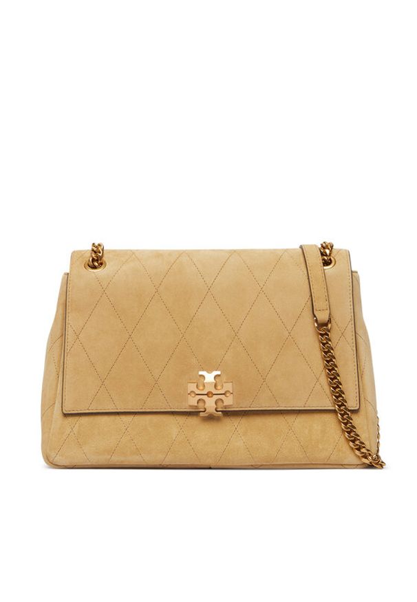 Tory Burch Torebka 183357 Beżowy. Kolor: beżowy. Materiał: skórzane