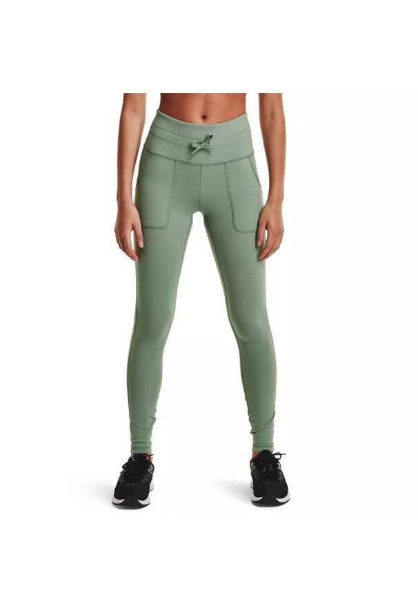 Legginsy damskie Under Armour Meridian + MI Cargo. Kolor: zielony