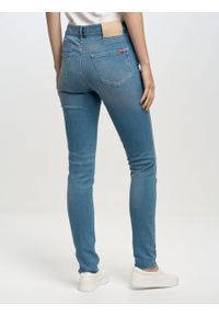 Big-Star - Spodnie jeans damskie Adela 172. Okazja: na co dzień. Kolor: niebieski. Styl: casual, elegancki #6