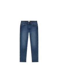 Wrangler - WRANGLER MĘSKIE SPODNIE OCIEPLANE JEANSOWE LARSTON GAVIN 112356819 W18S008806. Styl: klasyczny #6