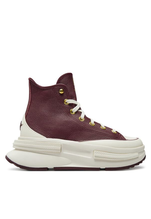 Fioletowe sneakersy Converse na platformie, do biegania