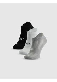 4f - 4F Skarpetki treningowe przed kostkę (3-pack) damskie - multikolor 39-42. Kolor: wielokolorowy. Materiał: syntetyk, materiał, włókno, elastan. Sport: kolarstwo, fitness #1