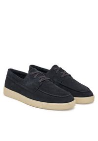 Clarks Półbuty Lockford Boat 26186188 Granatowy. Kolor: niebieski. Materiał: zamsz, skóra #2