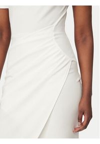 Rinascimento Sukienka koktajlowa CFC0127793003 Biały Slim Fit. Kolor: biały. Materiał: syntetyk. Styl: wizytowy #5