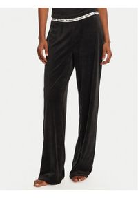 Juicy Couture Spodnie piżamowe Vicky JCLAS125504 Czarny Flare Fit. Kolor: czarny. Materiał: syntetyk