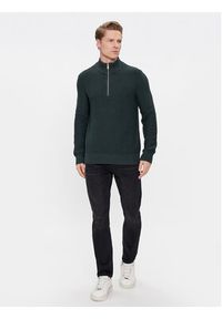 Selected Homme Sweter 16091800 Zielony Regular Fit. Kolor: zielony. Materiał: bawełna