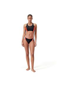 Strój kąpielowy damski dwuczęściowy Speedo Colourblock Splice 2.0. Kolor: fioletowy, wielokolorowy, czarny