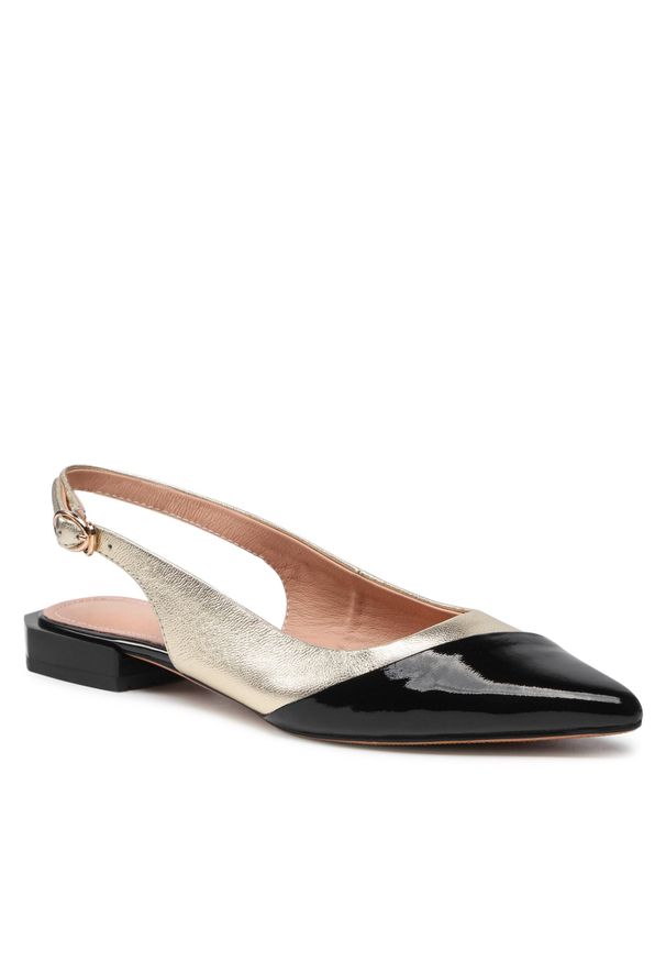 Sandały Sergio Bardi WFA1864-2Z Gold. Kolor: złoty. Materiał: skóra