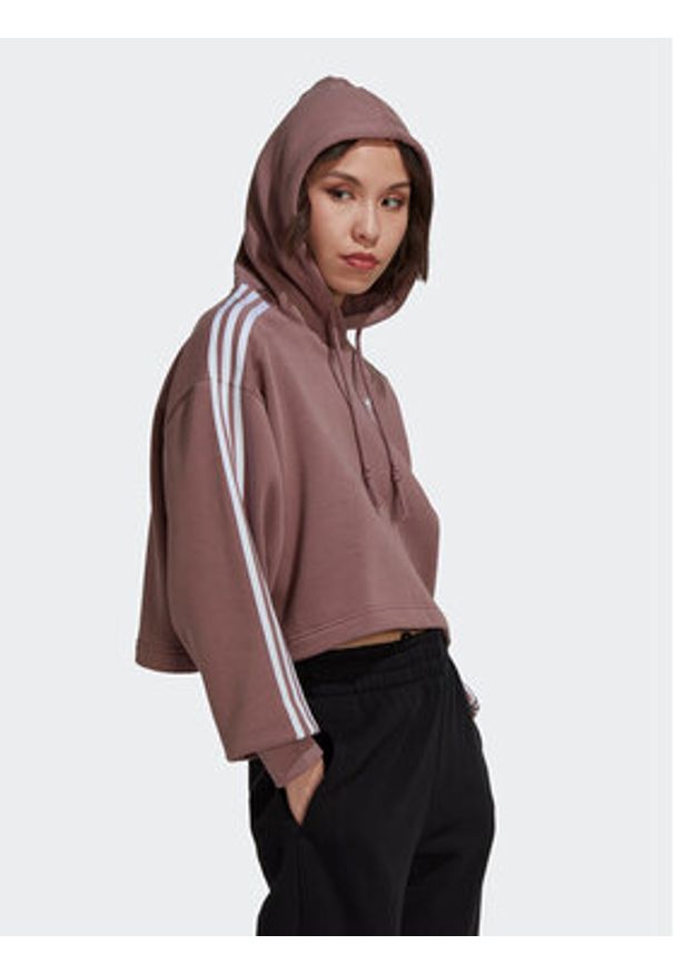 Adidas - adidas Bluza adicolor Classics HN5885 Różowy Relaxed Fit. Kolor: różowy. Materiał: bawełna