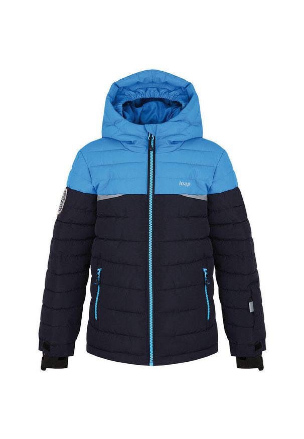 ZEAGLE - LOAP Fumar dziecięca wodoodporna kurtka narciarska — Granatowa 112-116. Kolor: szary, niebieski, wielokolorowy. Sezon: zima. Sport: narciarstwo
