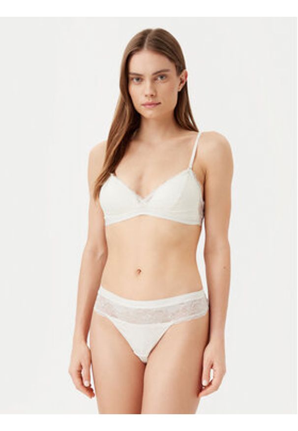 Calvin Klein Underwear Biustonosz braletka 000QF7974E Écru. Materiał: syntetyk