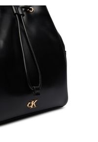 Calvin Klein Plecak Ck Drawstring Backpack LV04F3329G Czarny. Kolor: czarny. Materiał: skóra #3