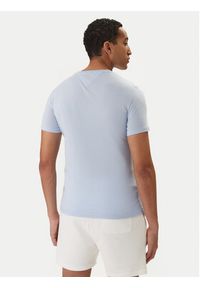 Tommy Jeans T-Shirt DM0DM20363 Błękitny Slim Fit. Kolor: niebieski. Materiał: bawełna #2