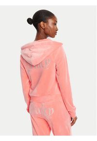 Juicy Couture Bluza Madison JCWA122001 Pomarańczowy Slim Fit. Kolor: pomarańczowy. Materiał: syntetyk