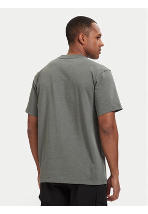 G-Star RAW - G-Star Raw T-Shirt Distressed D28891-E512 Zielony ciemny Regular Fit. Kolor: zielony. Materiał: bawełna