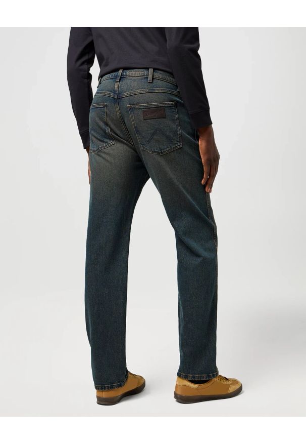 Wrangler - MESKIE SPODNIE WRANGLER FRONTIER NEBULA BLACK 112370956