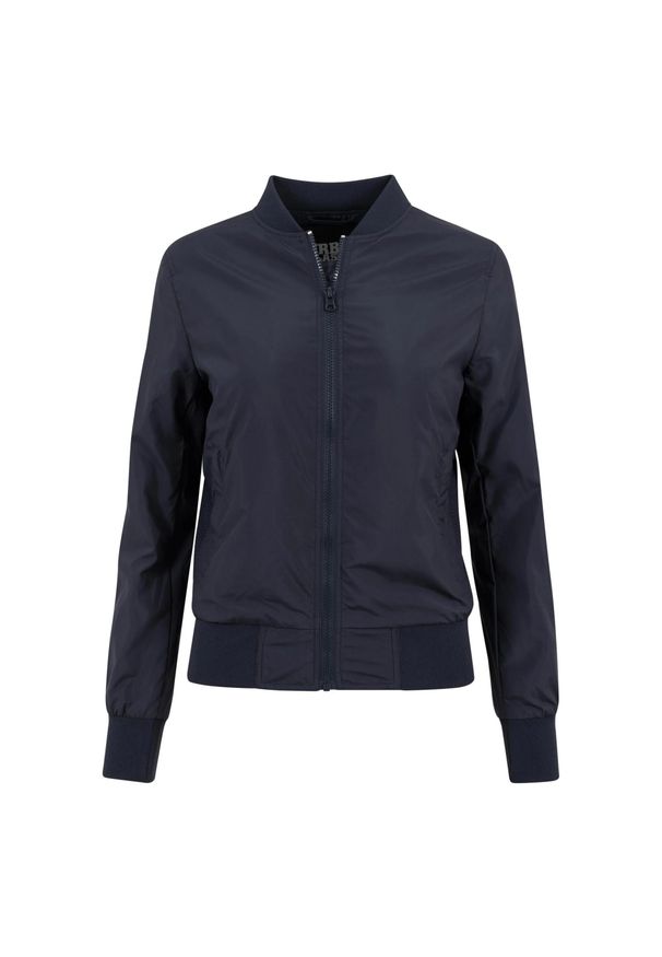 Urban Classics - Kurtka Bomberka Damska Lights. Kolor: niebieski. Sport: turystyka piesza