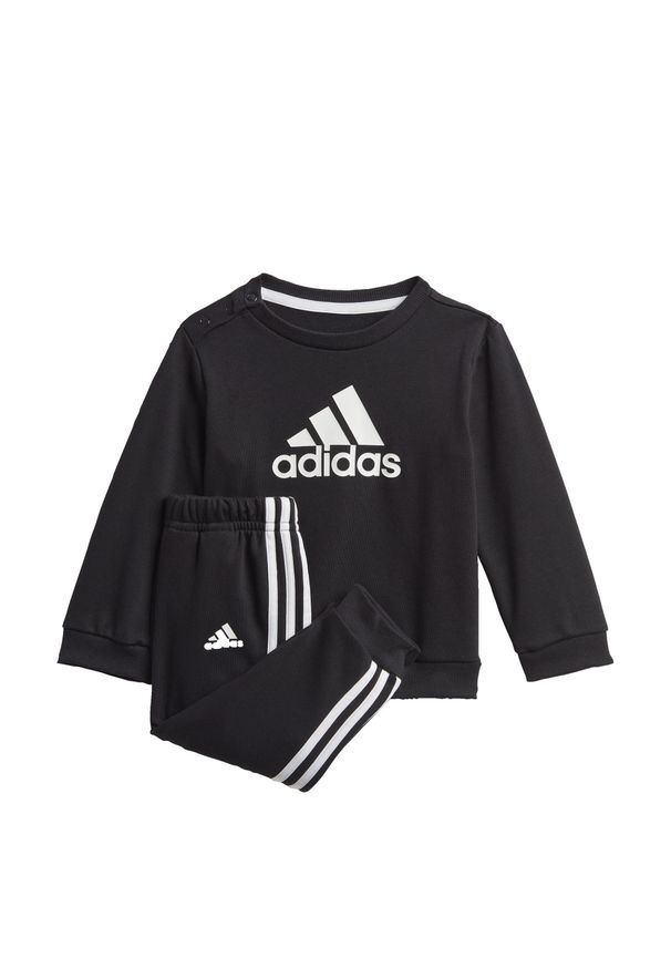 Adidas - Badge of Sport French Terry Jogger. Okazja: na uczelnię. Kolor: czarny, biały, wielokolorowy. Materiał: dresówka. Styl: sportowy