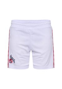 Hummel - Krótkie mieszkanie dla dziecka FC Cologne 2023/24. Kolor: czerwony, biały, wielokolorowy. Długość: krótkie. Styl: młodzieżowy, sportowy