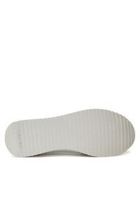Calvin Klein Jeans Sneakersy Retro Runner Sock Lace Up Ny-Su YM0YM01326 Biały. Kolor: biały. Materiał: materiał