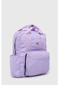 Dickies plecak kolor fioletowy duży gładki. Kolor: fioletowy. Wzór: gładki #5