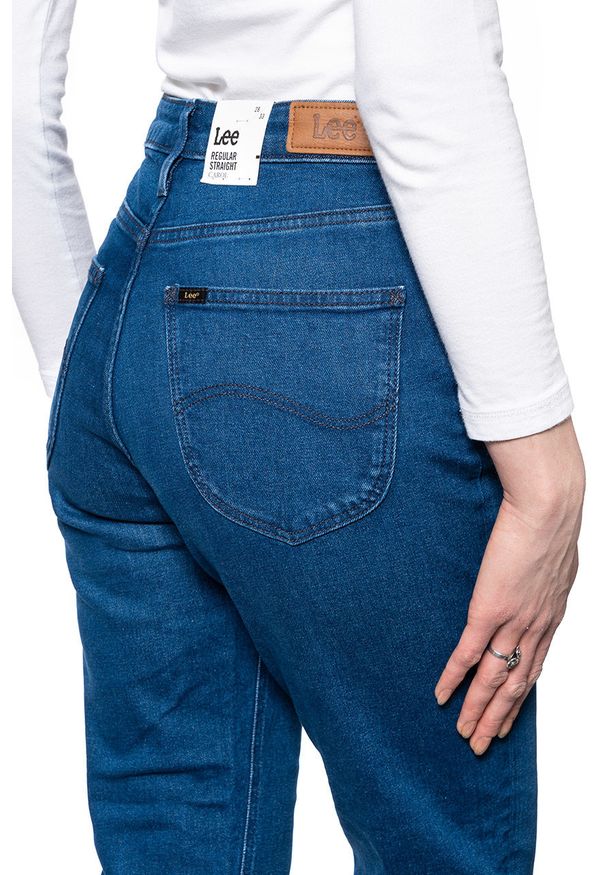Lee - LEE REGURAL STRAIGHT CAROL DAMSKIE SPODNIE JEANSOWE DARK WORN L30ULTHF 112106767