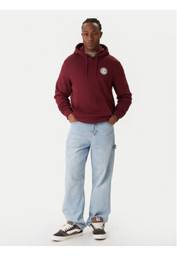 Element Bluza Seal ELYSF00295 Bordowy Regular Fit. Kolor: czerwony. Materiał: bawełna