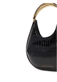 Elisabetta Franchi Torebka BS-28A 56E2-V520 Czarny. Kolor: czarny. Materiał: skórzane