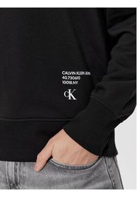 Calvin Klein Jeans Bluza Modern Metals J30J324631 Czarny Regular Fit. Kolor: czarny. Materiał: bawełna