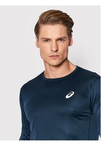 Asics Longsleeve Core Ls 2011C340 Granatowy Regular Fit. Kolor: niebieski. Materiał: syntetyk. Długość rękawa: długi rękaw #4