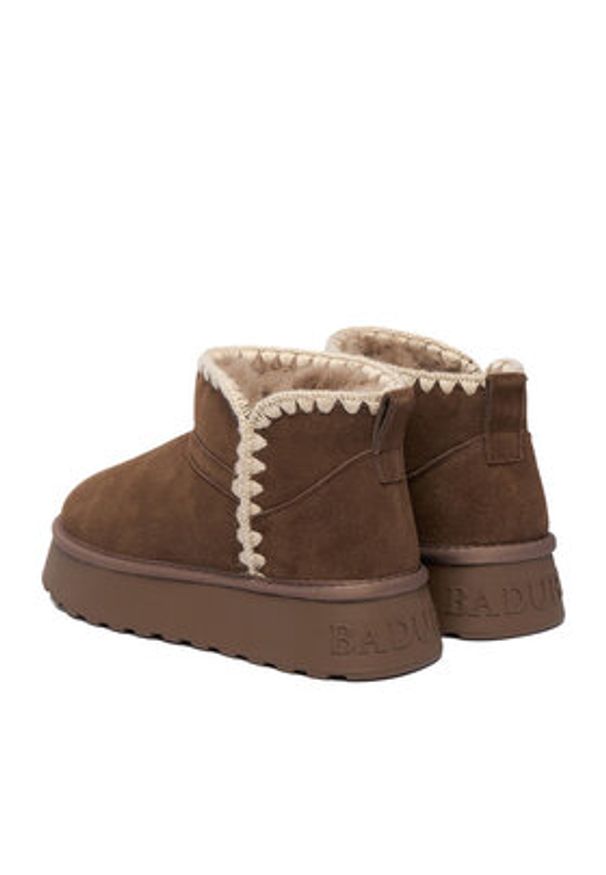 Badura Śniegowce EO-ANDI-TS6295-01 Brązowy. Kolor: brązowy. Materiał: skóra, zamsz