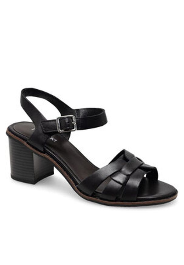 Lasocki Sandały WB-MIMI-14 Czarny. Kolor: czarny. Materiał: skóra