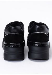 Sneakersy damskie czarne Liu Jo Alyssa 02. Okazja: na spotkanie biznesowe. Kolor: czarny. Materiał: tkanina #2