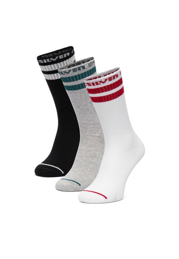Quiksilver Skarpety długie CEO_BR_QUIK_2040_W_AW25 (3 PACK) Kolorowy. Materiał: bawełna. Wzór: kolorowy