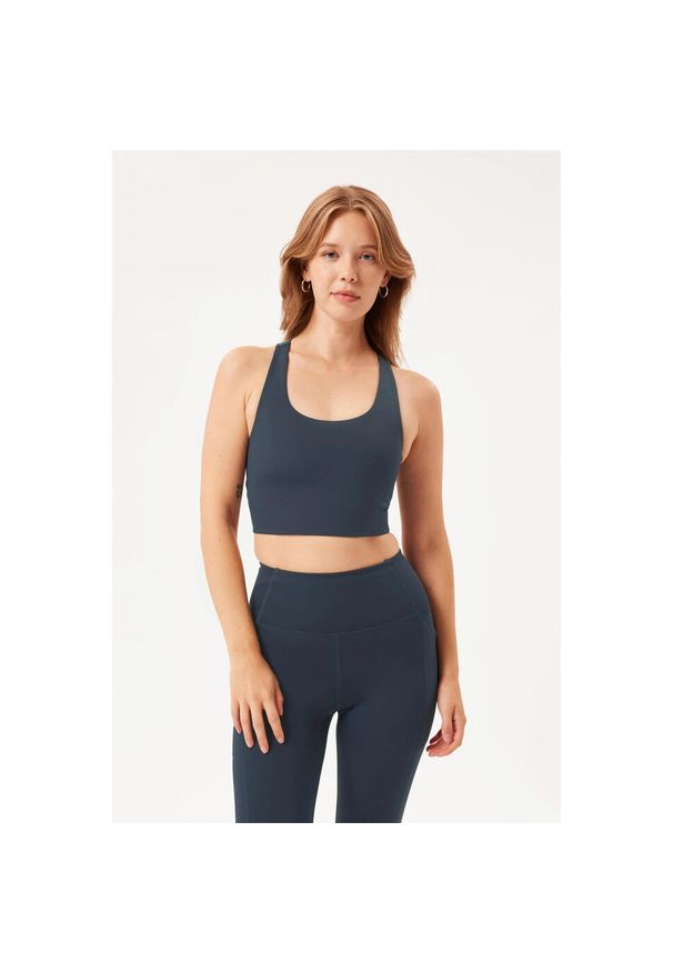 GIRLFRIEND COLLECTIVE - Biustonosz dla kobiet Girlfriend Collective Paloma. Kolor: niebieski. Sport: fitness