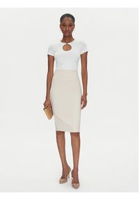 Rinascimento Bluzka CFC0122547003 Biały Regular Fit. Kolor: biały. Materiał: syntetyk #3