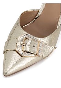 Nine West Szpilki SJ1489-6 Złoty. Kolor: złoty. Materiał: materiał. Obcas: na szpilce #6