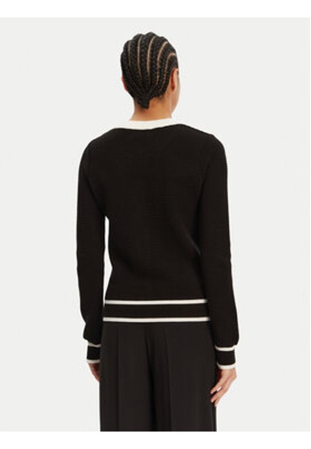 Morgan Kardigan 251-MBEYA Czarny Regular Fit. Kolor: czarny. Materiał: bawełna