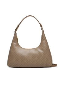 Calvin Klein Torebka Emblem Aop Conv Shoulder Bag LV04F3298G Beżowy. Kolor: beżowy. Materiał: skórzane #1