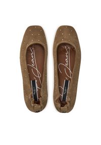 Pepe Jeans Baleriny PLS10420 Beżowy. Kolor: beżowy. Materiał: zamsz, skóra #3