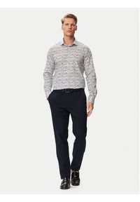 TOMMY HILFIGER - Tommy Hilfiger Koszula MW0MW43753 Biały Slim Fit. Kolor: biały. Materiał: bawełna #4