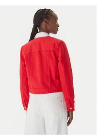 TOMMY HILFIGER - Tommy Hilfiger Kurtka jeansowa WW0WW48591 Pomarańczowy Regular Fit. Kolor: pomarańczowy. Materiał: bawełna #3