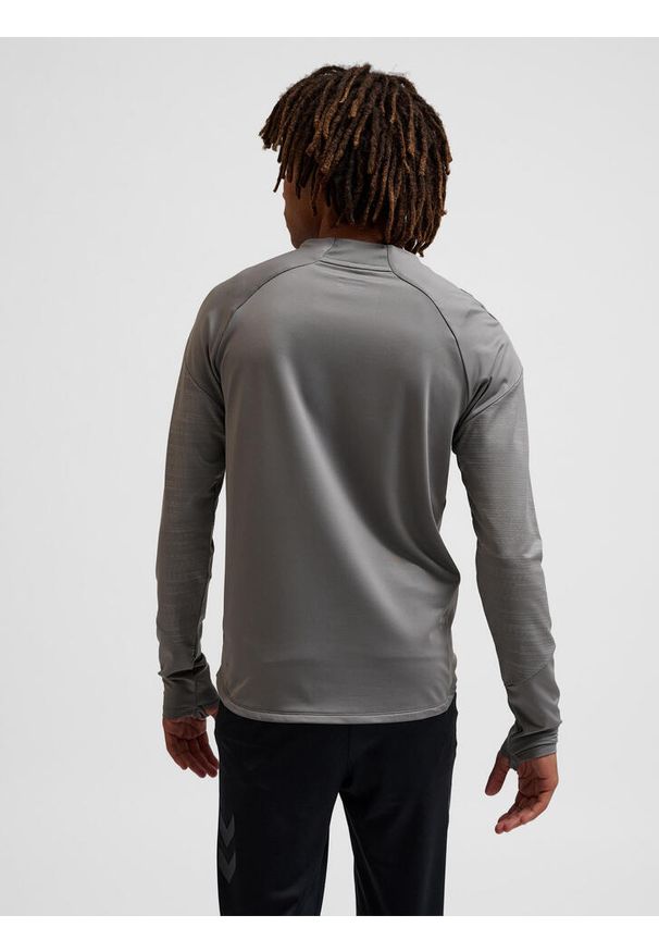 Kostium kąpielowy Hummel Pro. Kolor: szary. Materiał: tkanina, jersey. Sport: piłka ręczna