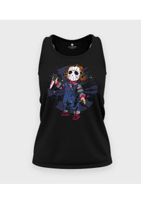 MegaKoszulki - Koszulka damska bez rękawów Chucky. Materiał: bawełna. Długość rękawa: bez rękawów